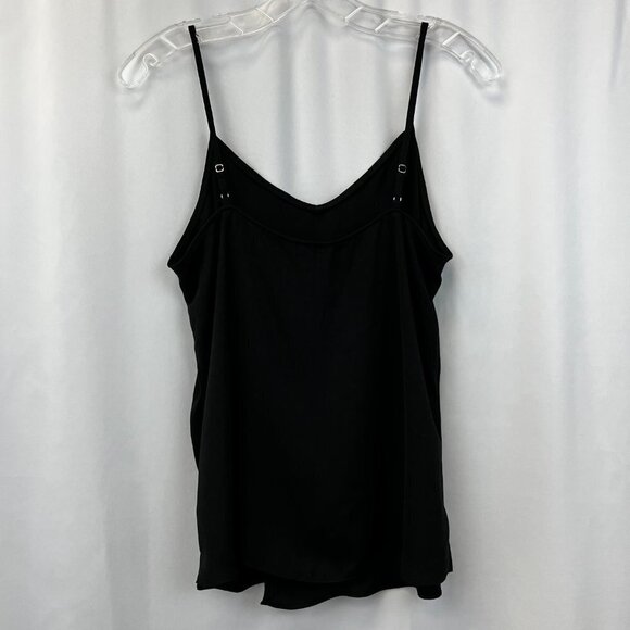 Naked Zebra Womens Black Adjustable Spaghetti Strap Camisole Tank Top Size Small - Picture 2 of 9